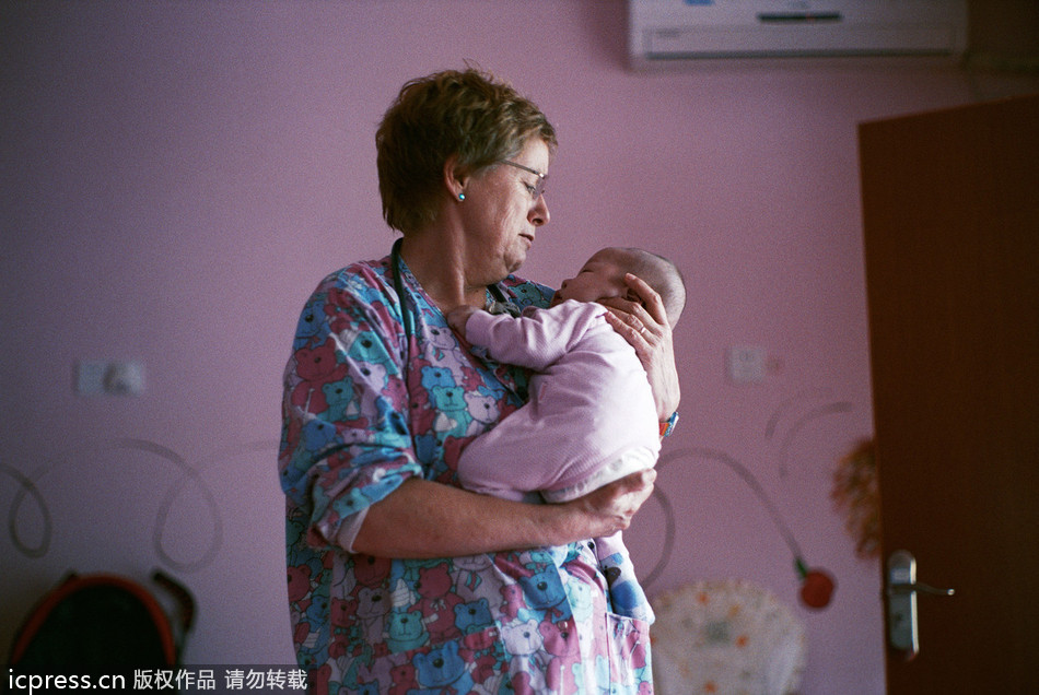 British couple caring for special children