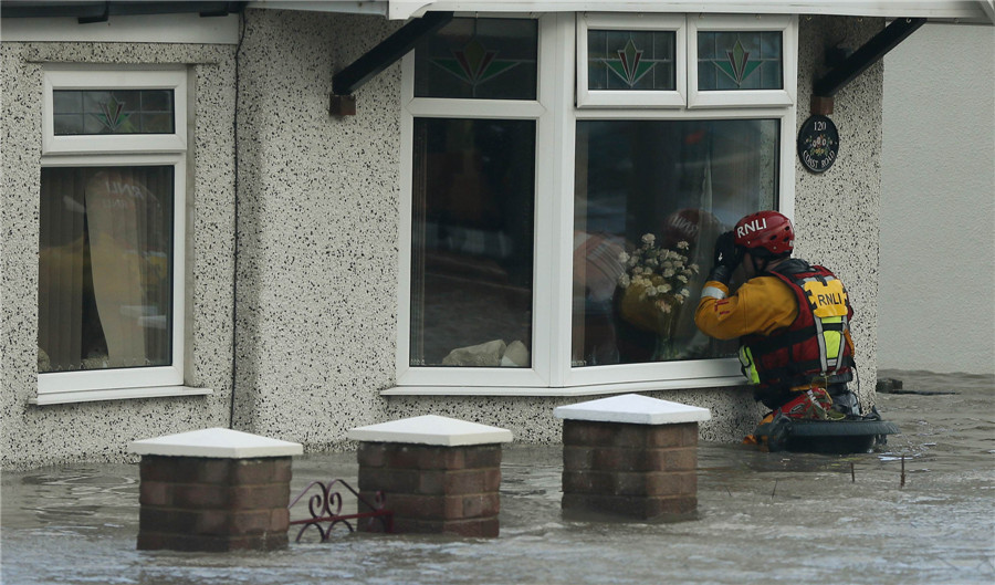 Arctic storm hits Europe