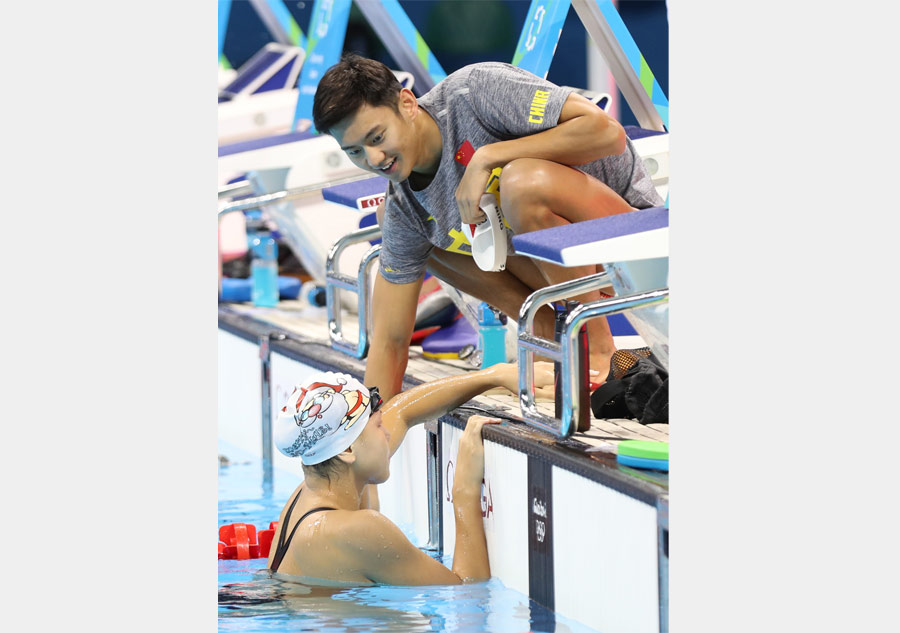 Chinese swimmers 'test the water' in Rio