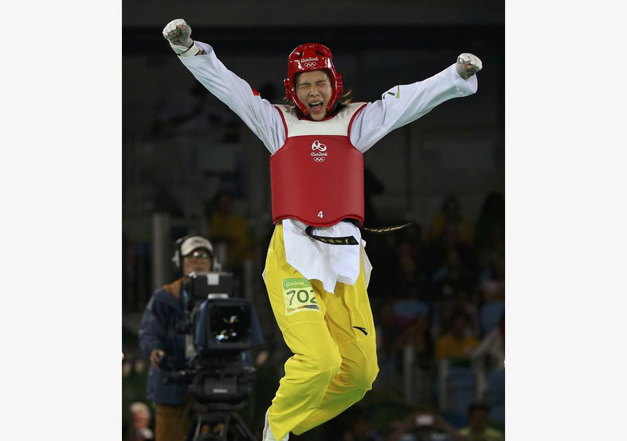 Chinese Zheng Shuyin wins women's +67kg taekwondo gold