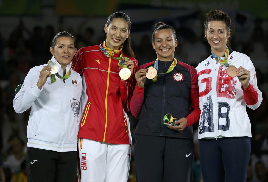 Chinese Zheng Shuyin wins women's +67kg taekwondo gold