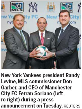 Man City, Yankees get MLS team