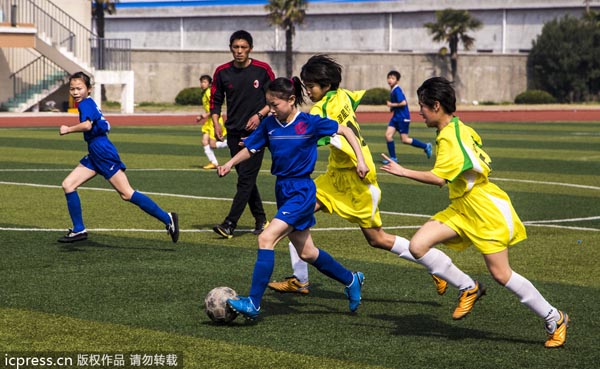 Soccer can be girls' sport