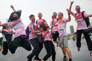 Color Run in Chongqing