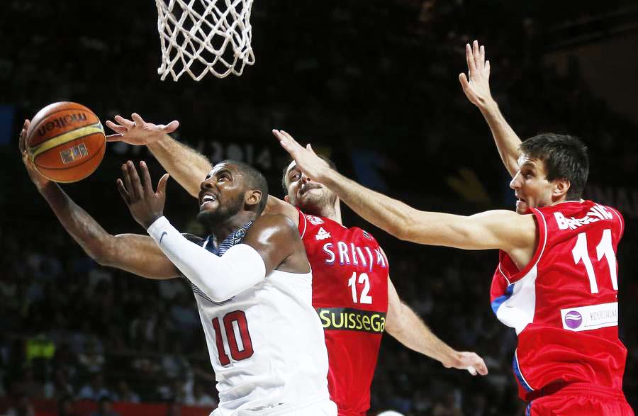 USA wins basketball worlds, 129-92 over Serbia