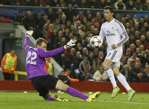 Ronaldo scores 70th as Real beats Liverpool 3-0