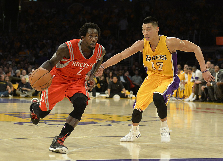 Rockets spoil Lakers' opener in 108-90 rout