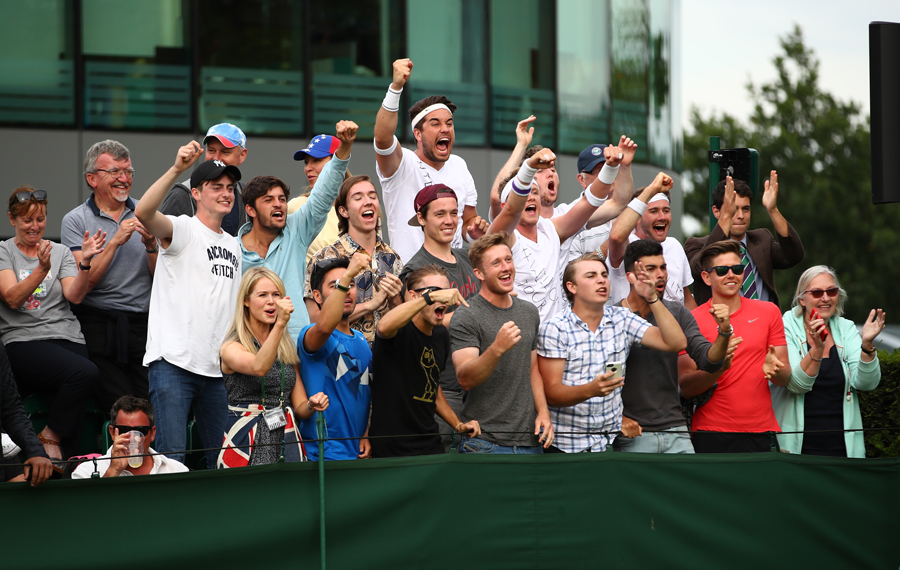 Sights and sounds of Day One Wimbledon 2016