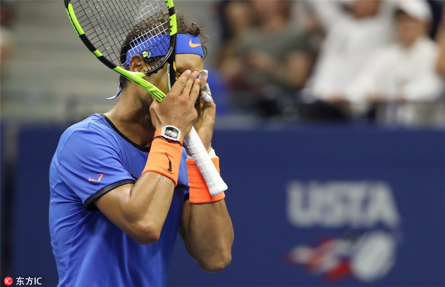 Nadal ousted after five-set US Open thriller