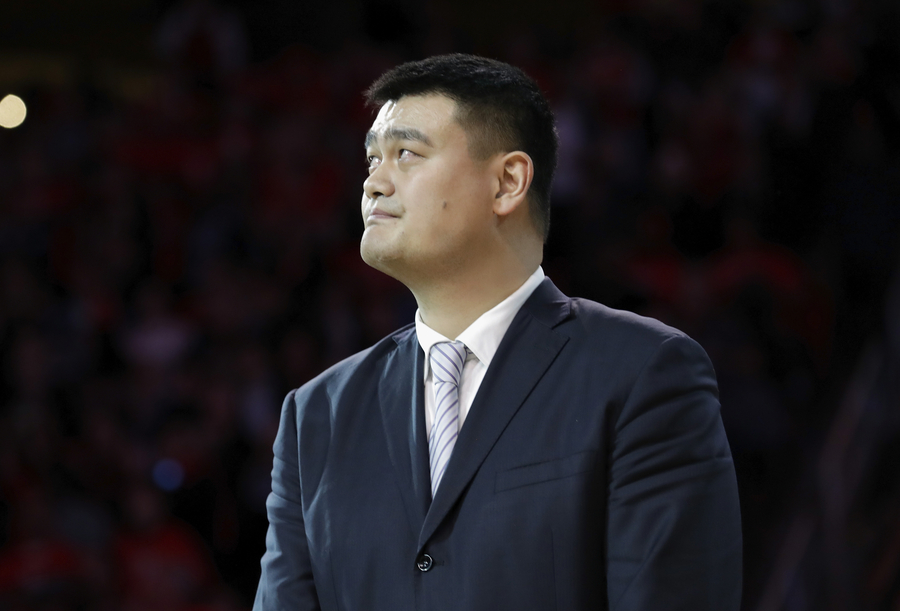 Houston Rockets retire Yao Ming's No. 11 jersey