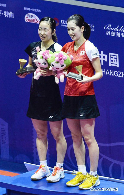 Ohori wins women's singles final at China Masters Badminton Tournament