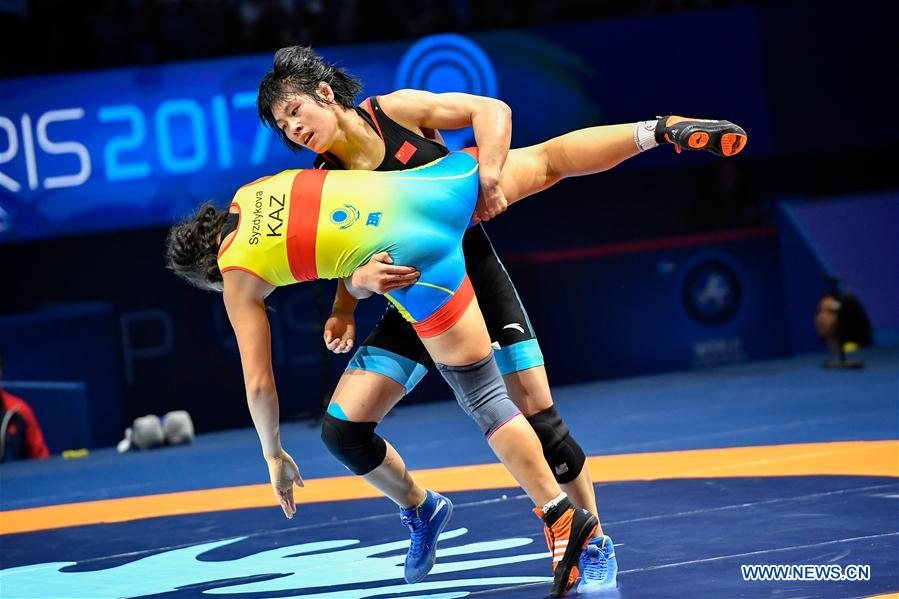 Women's 69kg wrestling match of FILA World Wrestling Championships