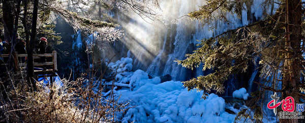 Amazing Jiuzhaigou Valley in winter