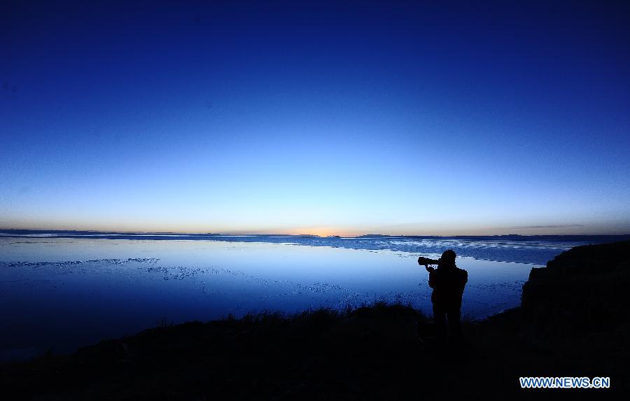 Beautiful scenery of Qinghai Lake