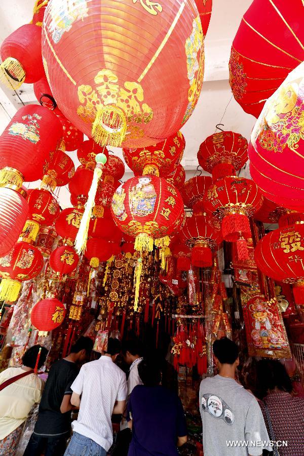 Lunar New Year preparation in Myanmar