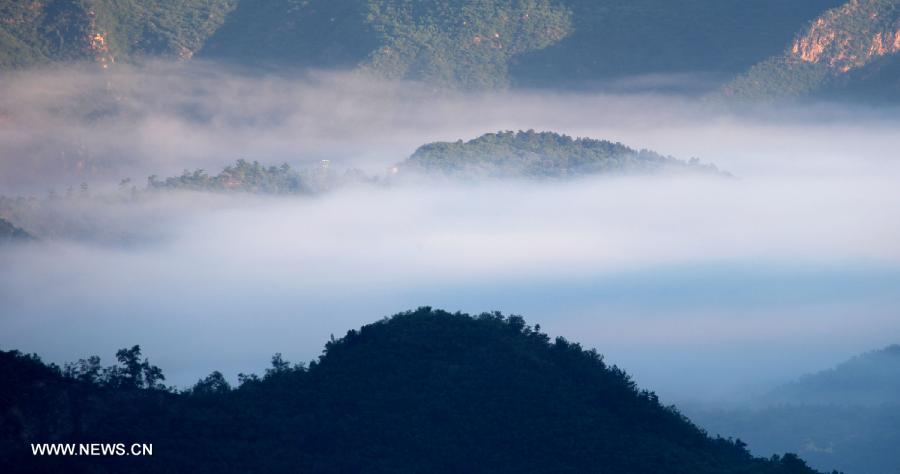 Scenery of mountainous areas in Beijing's Huairou district