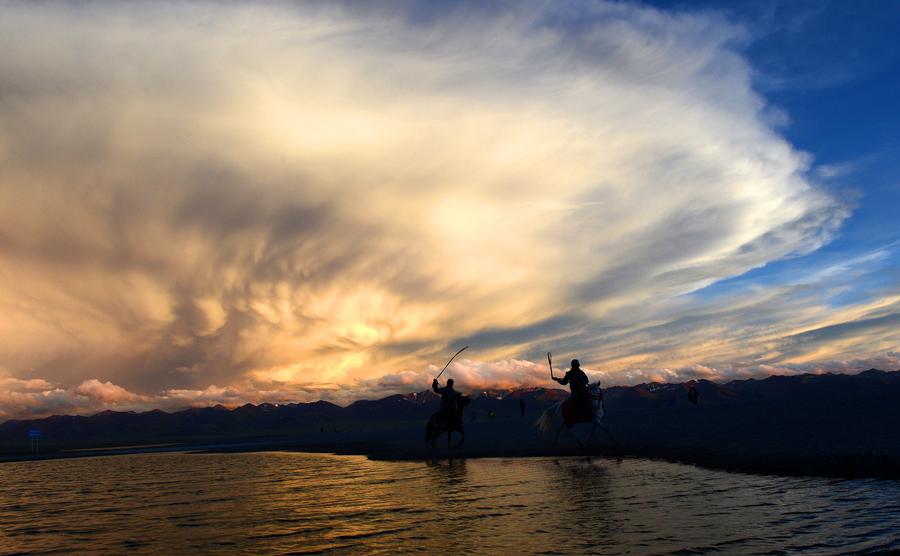 Picturesque Nam Co in Tibet