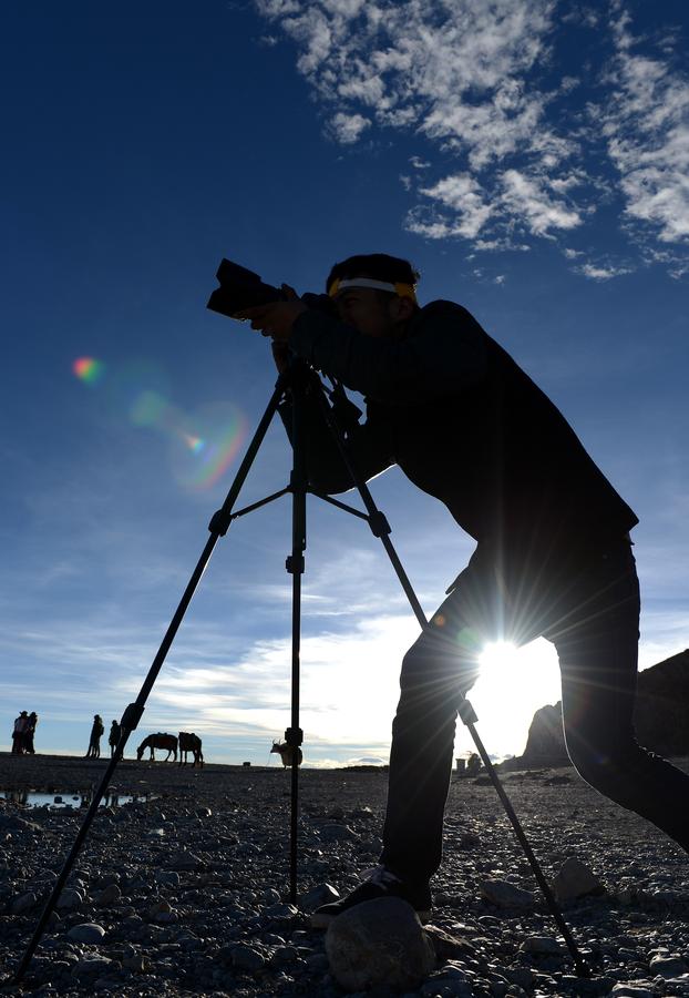 Picturesque Nam Co in Tibet