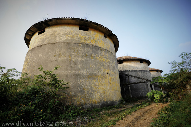 Traditional granary, a symbol of a farmer's strength and wealth in the past