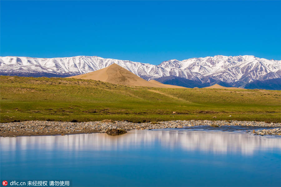 Xinjiang's Barkol grasslands look like a fairyland