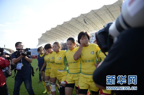 女子橄欖球決賽驚現71:0 北京隊不滿判罰消極比賽