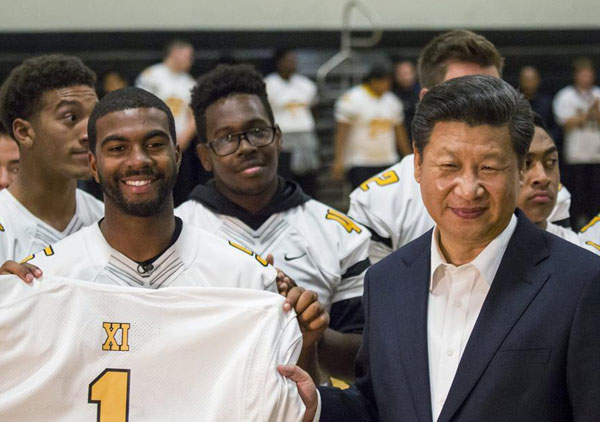 Why President Xi chose to visit Lincoln High School