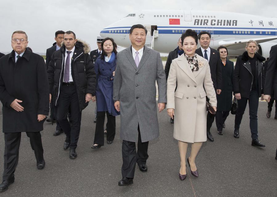 In pictures: Chinese president attends Paris climate talks