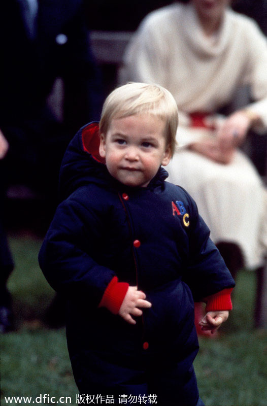 Childhood photos of Prince William and Kate