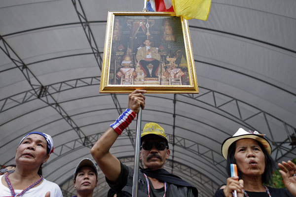 Two killed in blast near Thai protest site