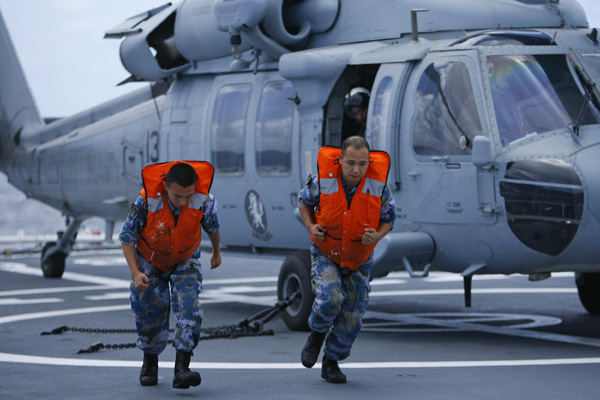 Chinese People's Liberation Army at RIMPAC drill