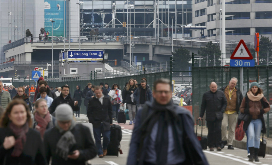 In photos: Brussels rocked by multiple explosions