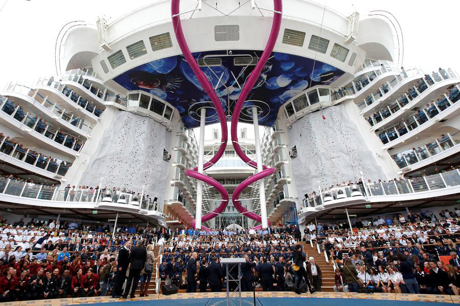 Biggest cruise ship handed over