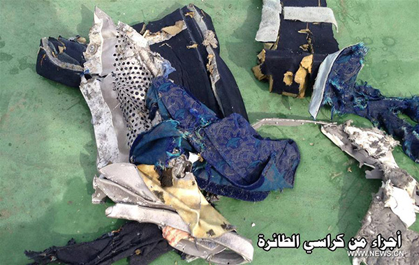 Debris from EgyptAir flight 804 found