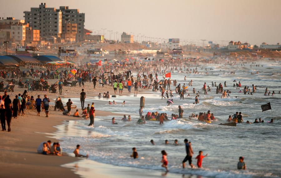 Rest and recreation in Gaza City