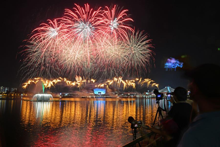 51st anniv. of independence marked in Singapore