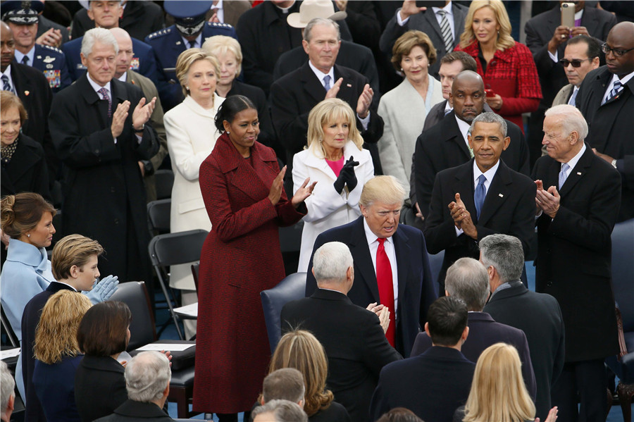 Donald Trump sworn in as 45th US President