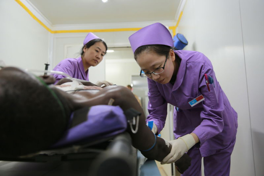 China's female peacekeepers in Mali