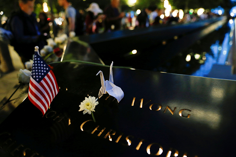 US marks 9/11 anniversary with resolve, tears and hope