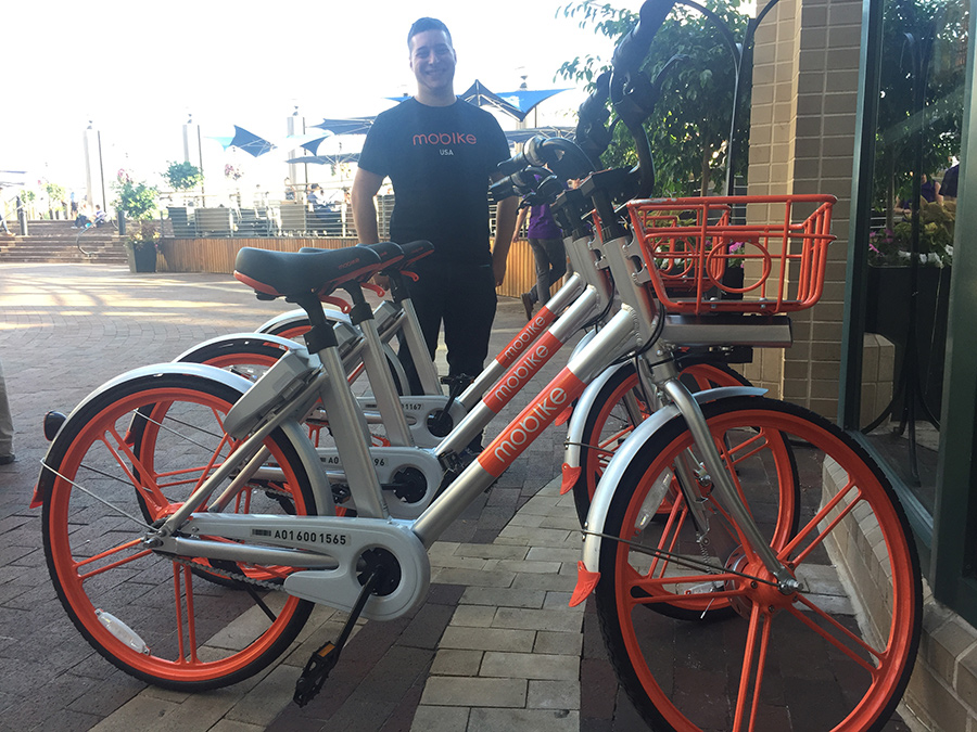 China's bike-sharing company Mobike pedals to Washington