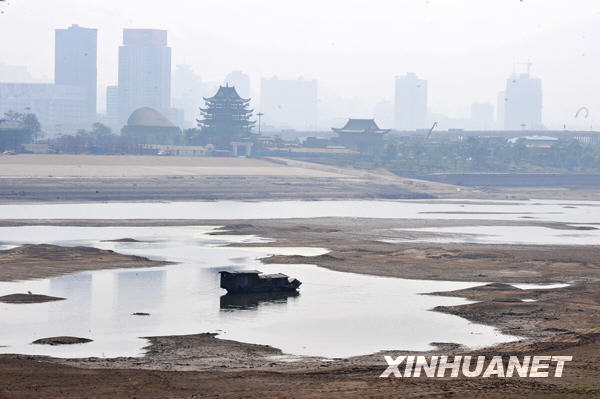 湘江枯水 300萬居民飲水受威脅